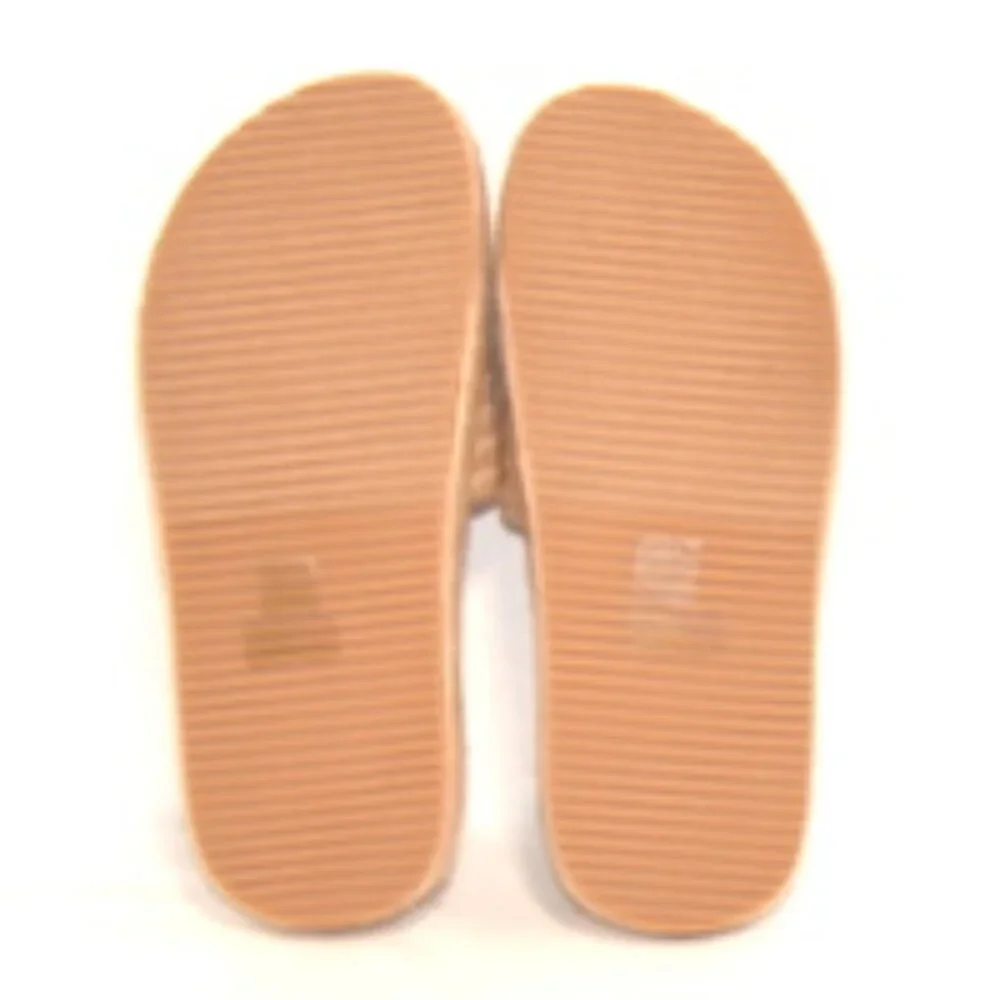 PrettyLittleThing Women’s Strap Platform Slider Sandals - Size 8 - Cream - Picture 6 of 6